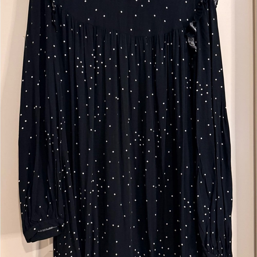 A New Day Black and White Patterned Dress